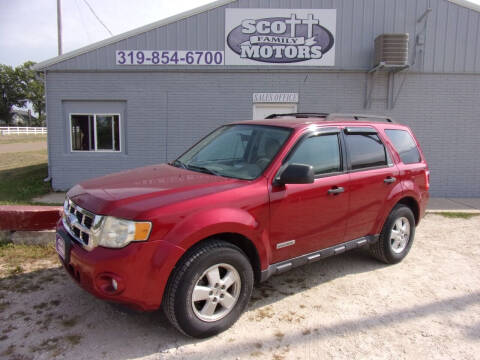 2008 Ford Escape for sale at SCOTT FAMILY MOTORS in Springville IA