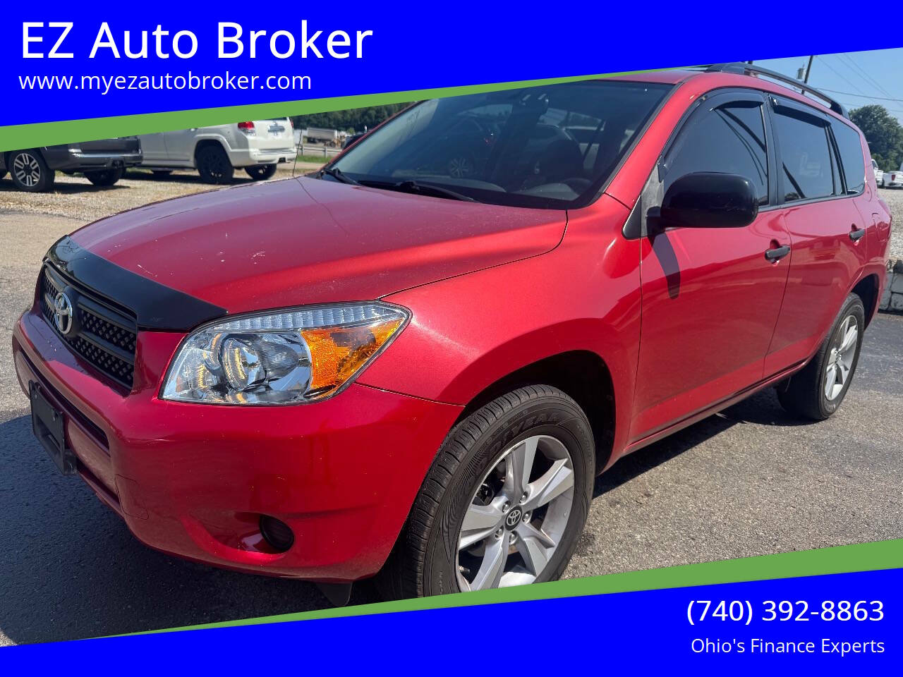 Red 2008 Toyota RAV4 SUV / Crossover Four-Wheel Drive 4-Speed Automatic
