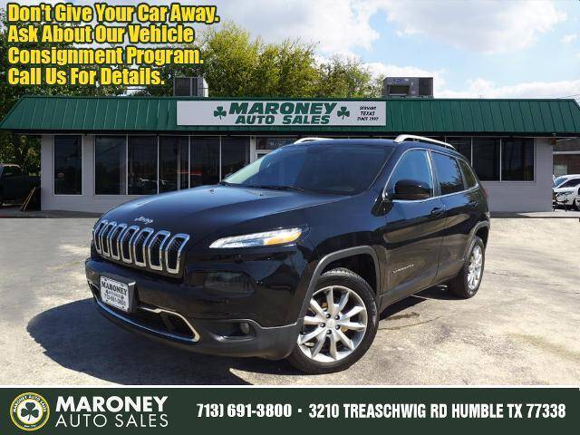 2018 Jeep Cherokee for sale at Maroney Auto Sales in Humble TX