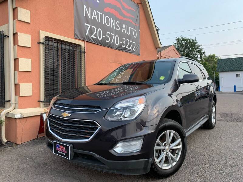 2016 Chevrolet Equinox for sale at Nations Auto Inc. II in Denver CO