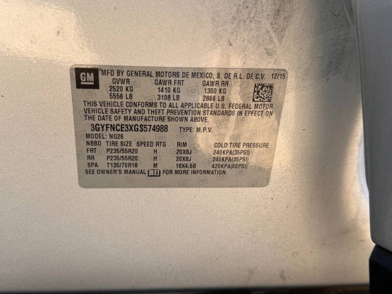 2016 Cadillac SRX Performance Collection