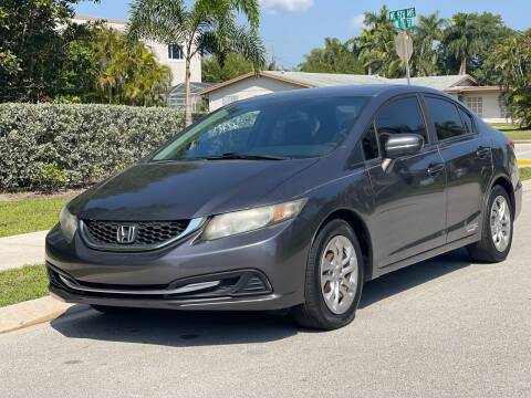 2014 Honda Civic for sale at L G AUTO SALES in Boynton Beach FL
