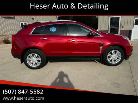 2012 Cadillac SRX for sale at Heser Auto & Detailing in Jackson MN