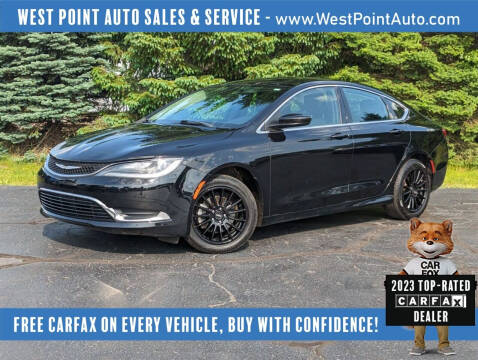 2017 Chrysler 200 for sale at West Point Auto Sales & Service in Mattawan MI