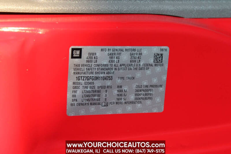 2017 GMC Savana 3500