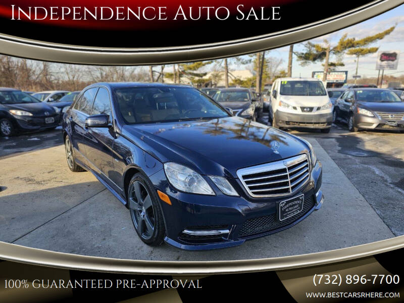 2012 Mercedes-Benz E-Class for sale at Independence Auto Sale in Bordentown NJ