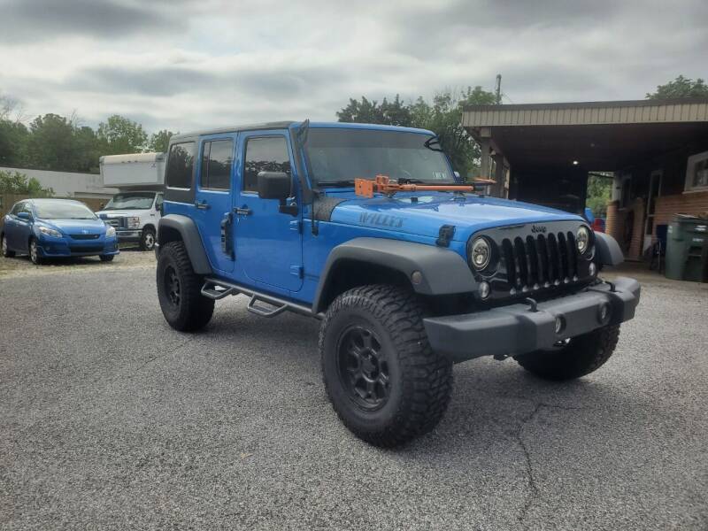 2014 Jeep Wrangler Unlimited for sale at Crystal Motors LLC in York PA