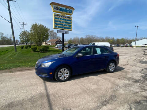 2012 Chevrolet Cruze for sale at JEREMYS AUTOMOTIVE in Casco MI