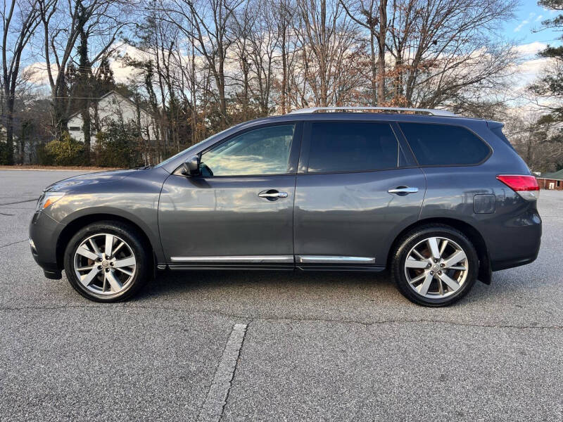 Used 2014 Nissan Pathfinder Platinum with VIN 5N1AR2MN6EC651680 for sale in Roswell, GA