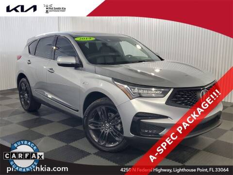 2019 Acura RDX for sale at PHIL SMITH AUTOMOTIVE GROUP - Phil Smith Kia in Lighthouse Point FL
