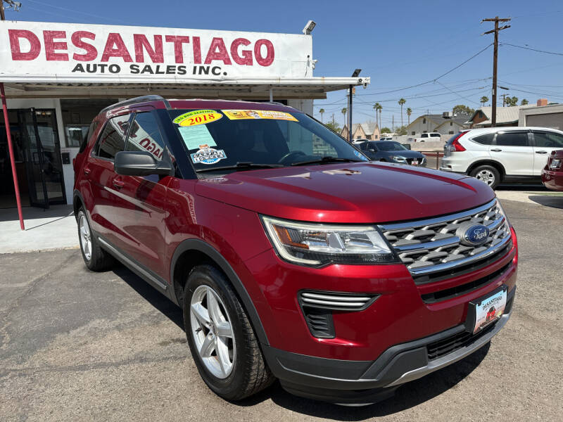 2018 Ford Explorer for sale at DESANTIAGO AUTO SALES in Yuma AZ