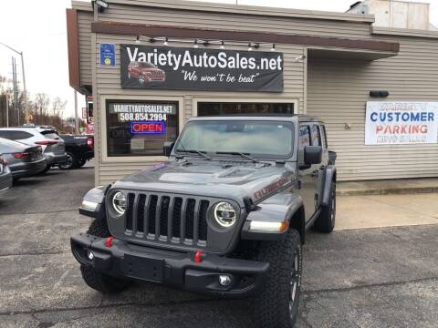 2021 Jeep Wrangler Unlimited for sale at Variety Auto Sales in Worcester MA