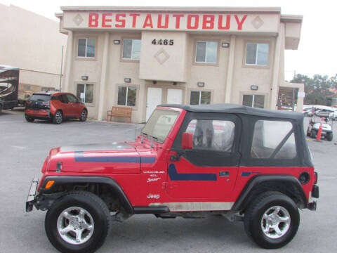 1999 Jeep Wrangler for sale at Best Auto Buy in Las Vegas NV