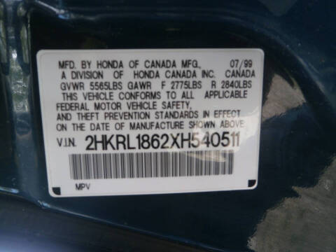 1999 Honda Odyssey EX