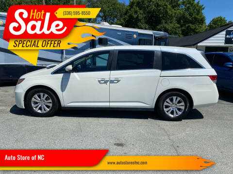 2016 Honda Odyssey for sale at Auto Store of NC in Walkertown NC