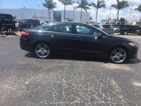 2013 Ford Fusion for sale at CAR-RIGHT AUTO SALES INC in Naples FL