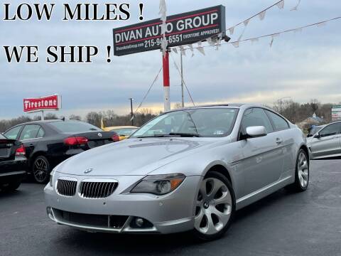 2007 BMW 6 Series for sale at Divan Auto Group in Feasterville Trevose PA