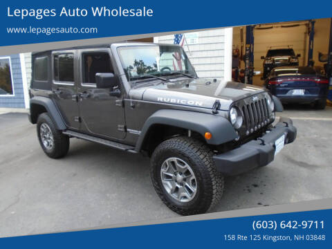 Jeep Wrangler Unlimited For Sale in Kingston, NH - Lepages Auto Wholesale
