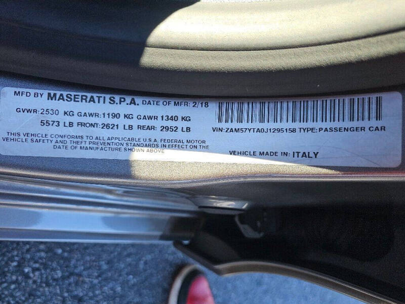 2018 Maserati Ghibli SQ4