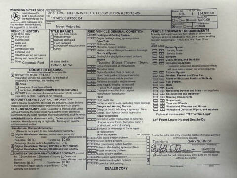 2015 GMC Sierra 3500HD