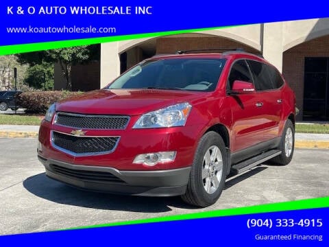 2012 Chevrolet Traverse for sale at K & O AUTO WHOLESALE INC in Jacksonville FL