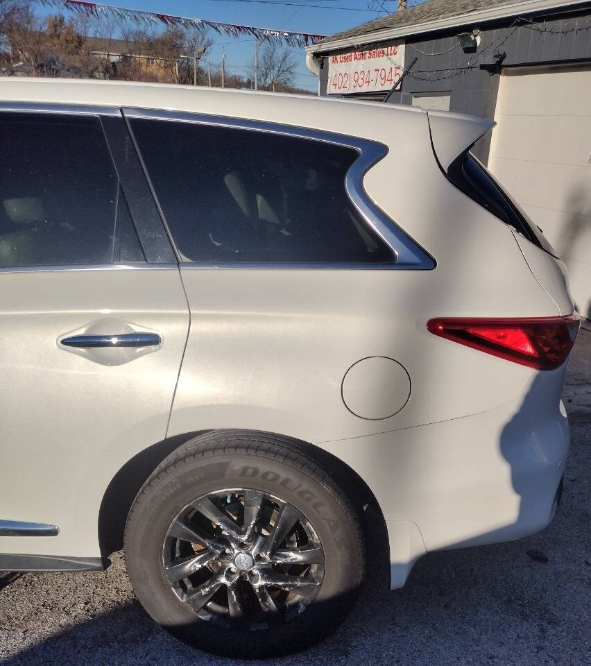 2013 INFINITI JX35 for sale at AK Used Auto Sales LLC in Omaha, NE