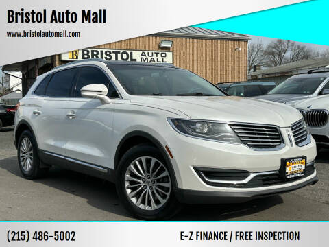 2016 Lincoln MKX for sale at Bristol Auto Mall in Levittown PA