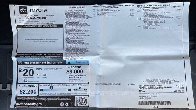 2023 Toyota Sequoia Platinum