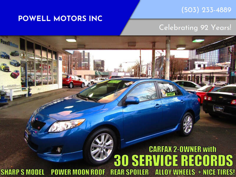 2010 Toyota Corolla for sale at Powell Motors Inc in Portland OR