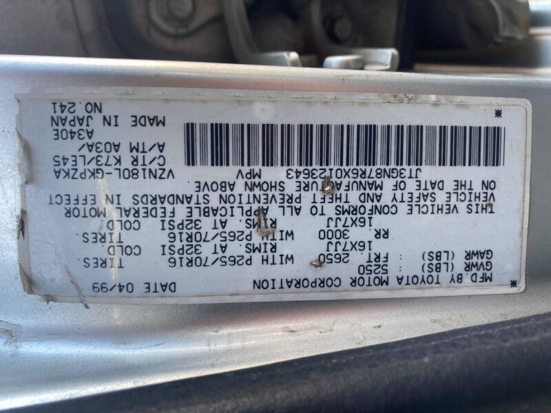 1999 Toyota 4Runner Limited