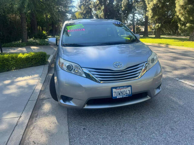 2017 Toyota Sienna for sale at Ride On LLC in Van Nuys, CA