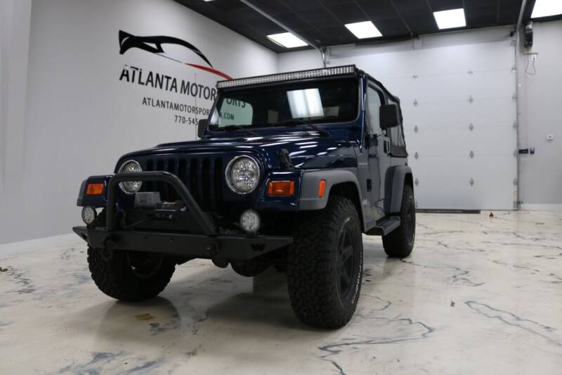 2002 Jeep Wrangler for sale at Atlanta Motorsports in Roswell GA