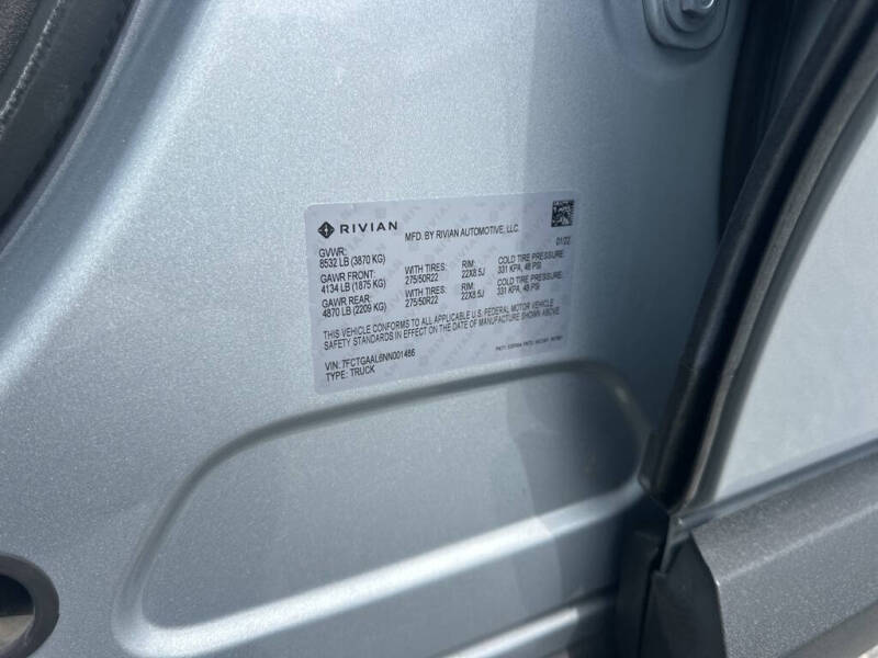 2022 Rivian R1T Launch Edition