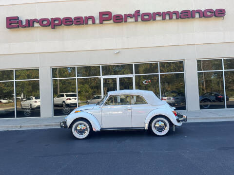 1979 Volkswagen Beetle Convertible for sale at European Performance in Raleigh NC