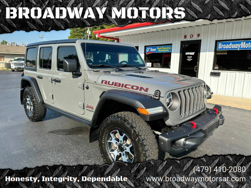 2021 Jeep Wrangler Unlimited for sale at BROADWAY MOTORS in Van Buren AR