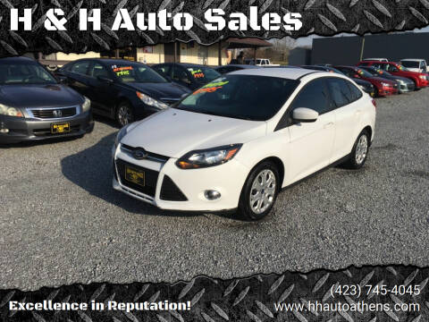 2012 Ford Focus for sale at H & H Auto Sales in Athens TN