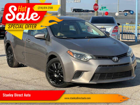 2015 Toyota Corolla for sale at Stanley Direct Auto in Mesquite TX