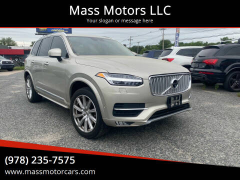 2016 Volvo XC90 for sale at Mass Motors LLC in Worcester MA