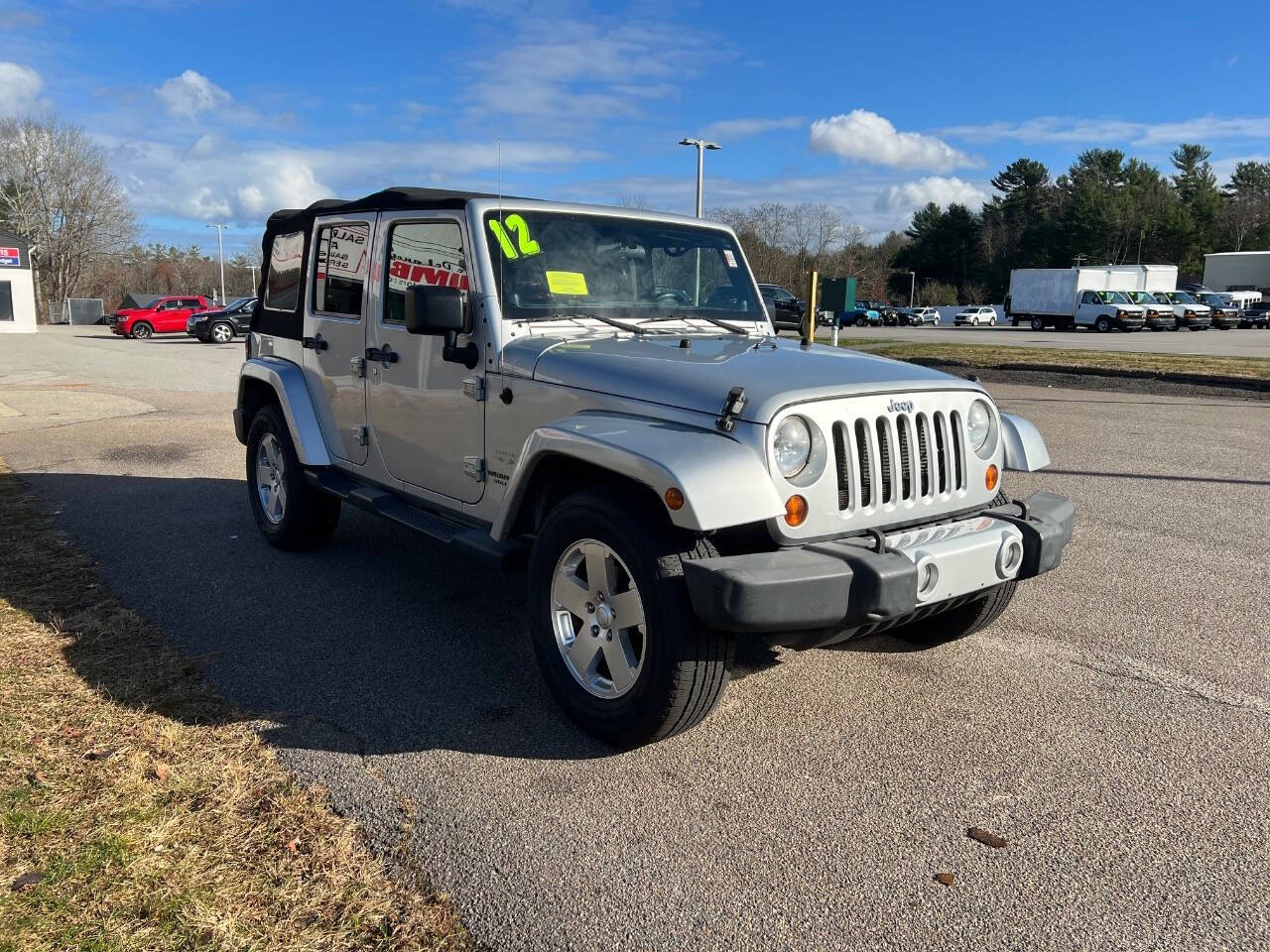 2012 Jeep Wrangler Unlimited for sale at Dave Delaney's Columbia Motors in Hanover, MA