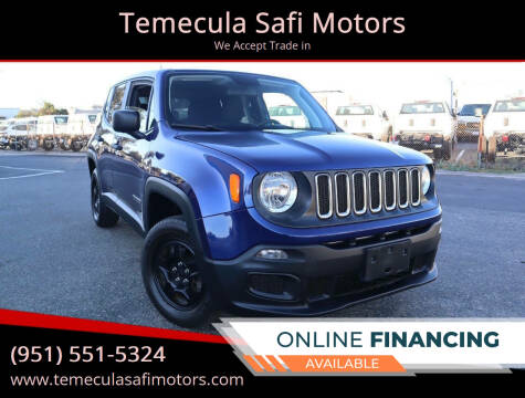 2018 Jeep Renegade for sale at Temecula Safi Motors in Temecula CA