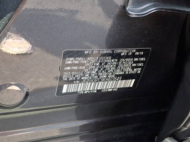 2019 Subaru Forester Sport