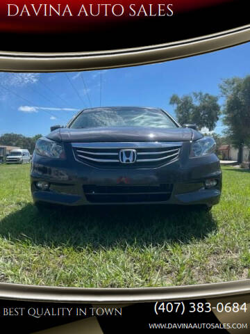 2011 Honda Accord for sale at DAVINA AUTO SALES in Longwood FL