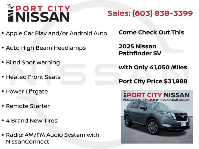 2025 Nissan Pathfinder SV