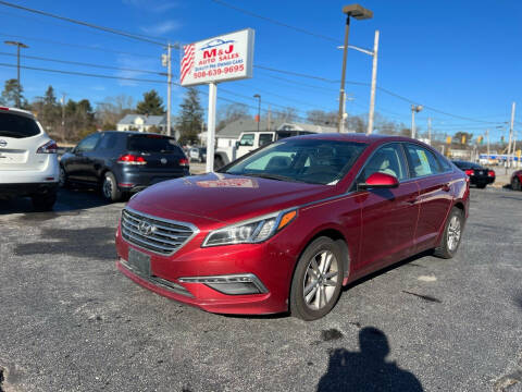 2015 Hyundai Sonata for sale at M & J Auto Sales in Attleboro MA