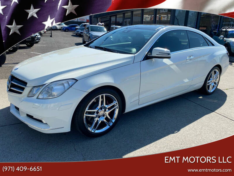 2010 Mercedes-Benz E-Class for sale at EMT MOTORS LLC in Portland OR