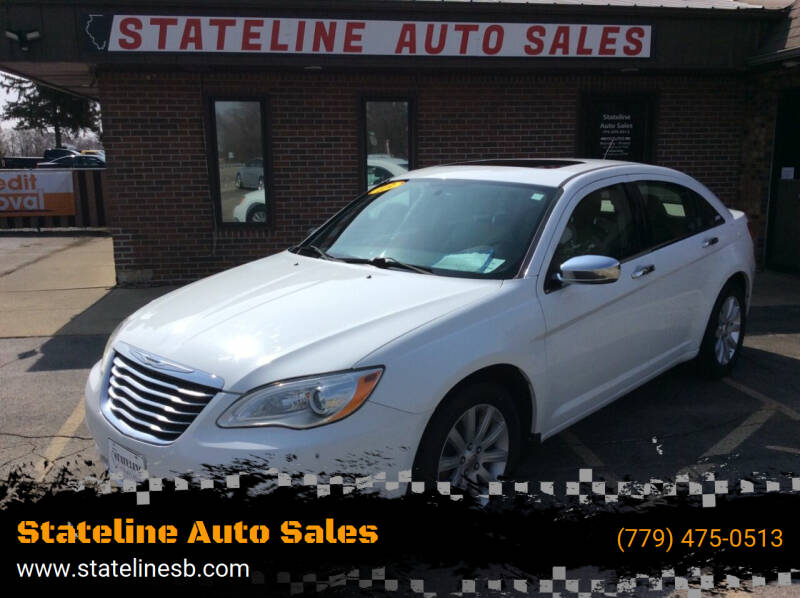 2013 Chrysler 200 for sale at Stateline Auto Sales in South Beloit IL