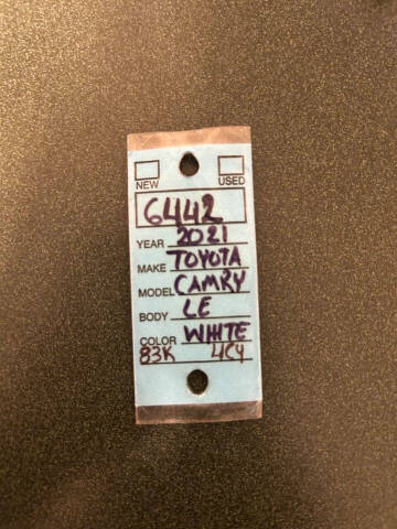 2021 Toyota Camry LE