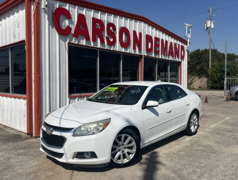 2015 Chevrolet Malibu for sale at Cars On Demand 2 in Pasadena TX