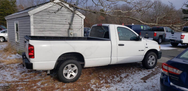 Used 2008 Dodge Ram 1500 Pickup SXT with VIN 1D7HA162X8J159120 for sale in Hyannis, MA
