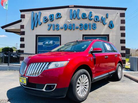2012 Lincoln MKX for sale at MEGA MOTORS in South Houston TX